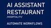 AI-powered Assistant for Restaurants