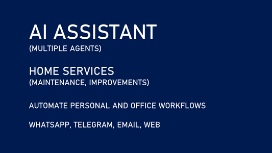 AI Assistant for Home Services (Maintenance/Improvements)