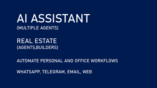 AI Assistant for Real Estate (Agents/Developers)