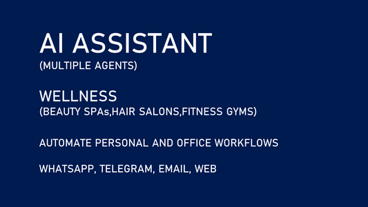 AI Assistant for Wellness (Spas, Salons &amp; Fitness Centers)