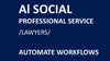 AI-Powered Social Media for lawyers